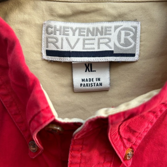 Cheyenne River University of Louisiana at Lafayette Raging Cajuns LS Red Shirt - Picture 4 of 5